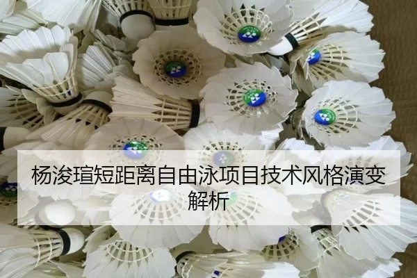 杨浚瑄短距离自由泳项目技术风格演变解析